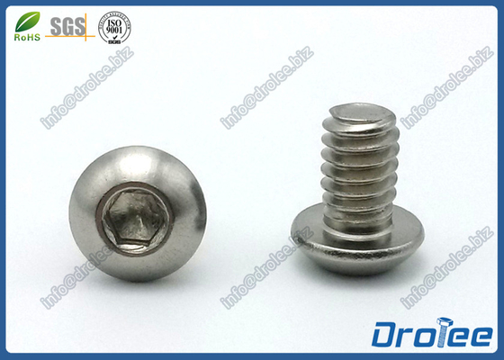 China ISO 7380 M4 x 12mm Stainless 316 Button Head Socket Cap Screw supplier